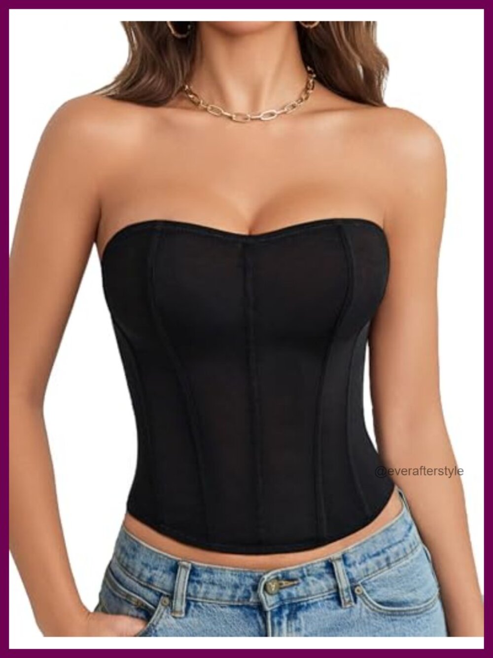 Mesh Strapless Bustier Corset Top Boned Tie Back Party Lingerie
